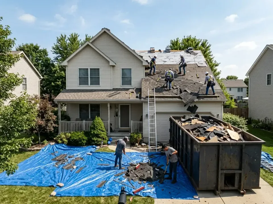 roof-replacement-debris-remova-004 — frequently asked questions, Cheapest Dumpster Rentals in Charleston, MS